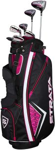 Callaway strata plus womens golf clubs and bag, best for beginners