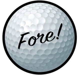 What does fore mean in golf?