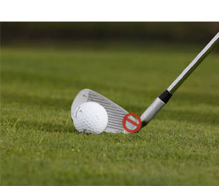 What causes a shank in golf?